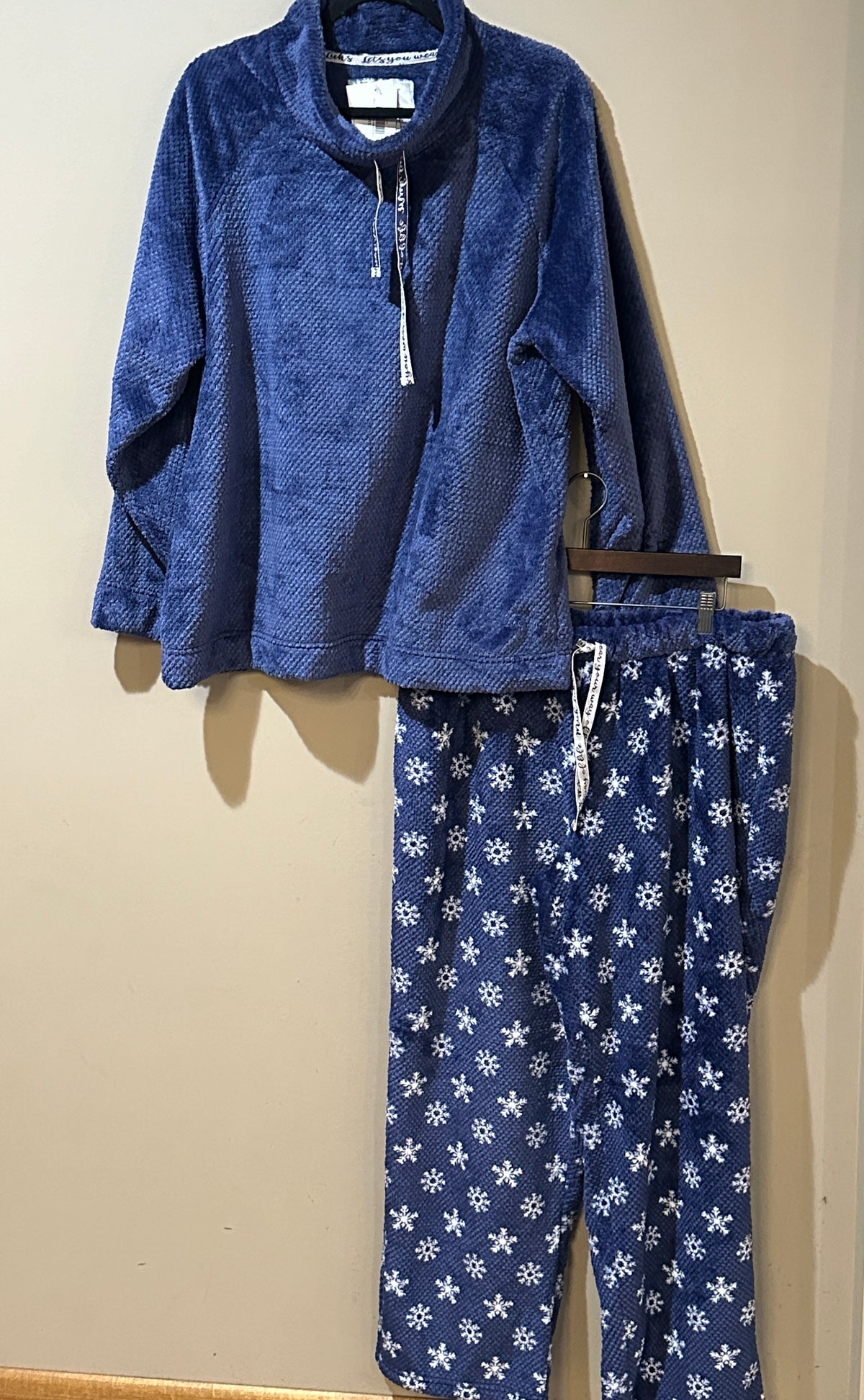 Royal Blue/Snowflake Pajama Set