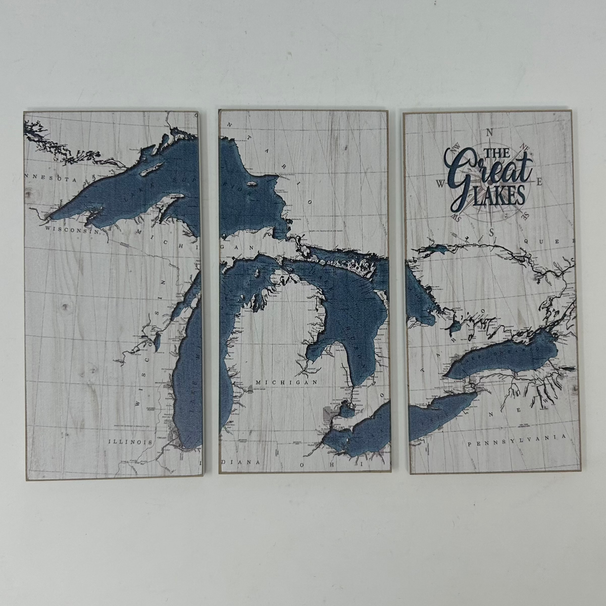 3 Panel Great Lakes Magnet