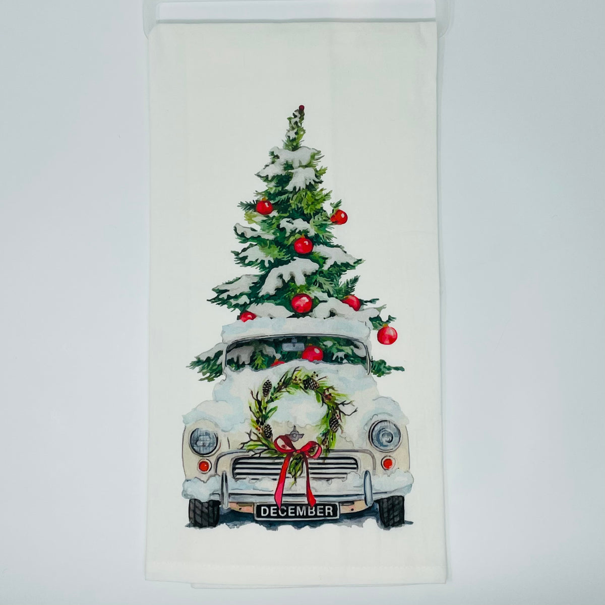 Christmas Flour Sack Tea Towel