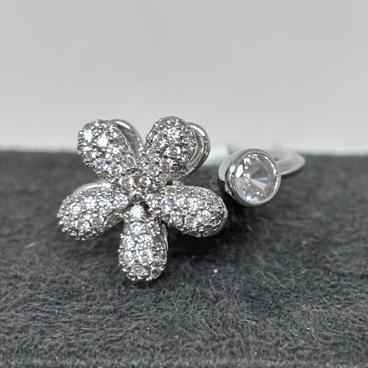 CZ Spinner Ring