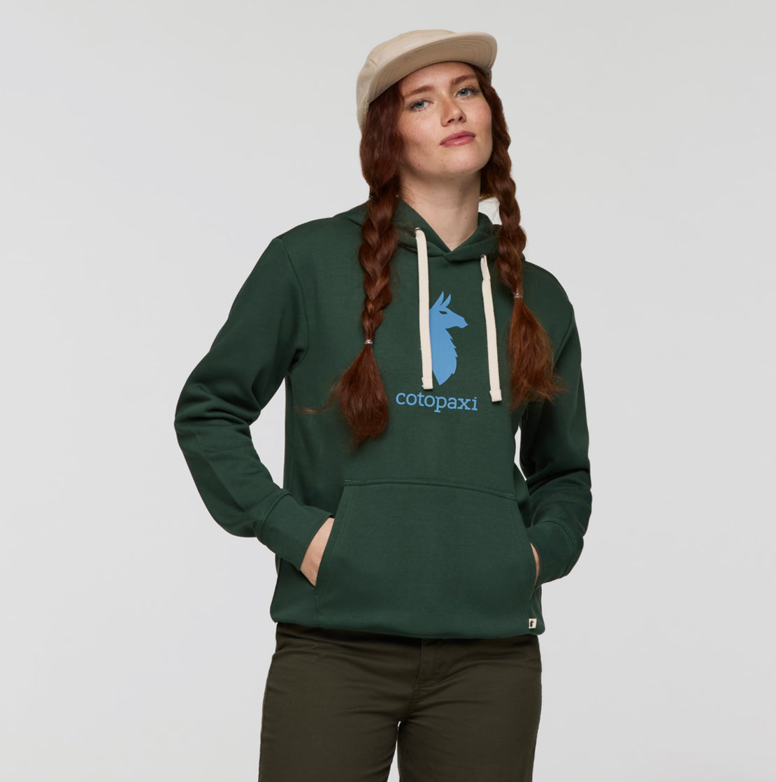 Llama Pullover Hoodie - Womens