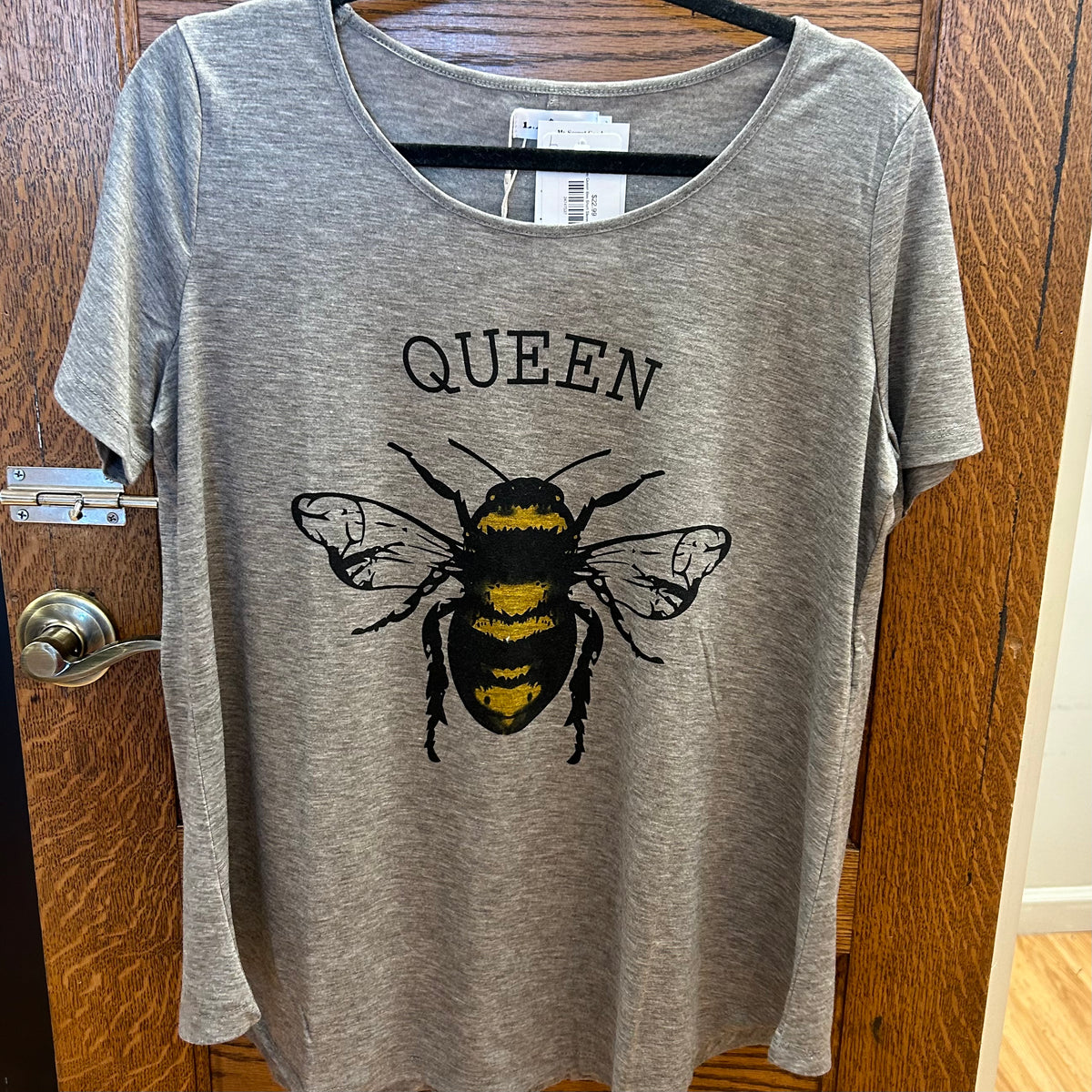 Gray Queen Bee Short Sleeve T-Shirt