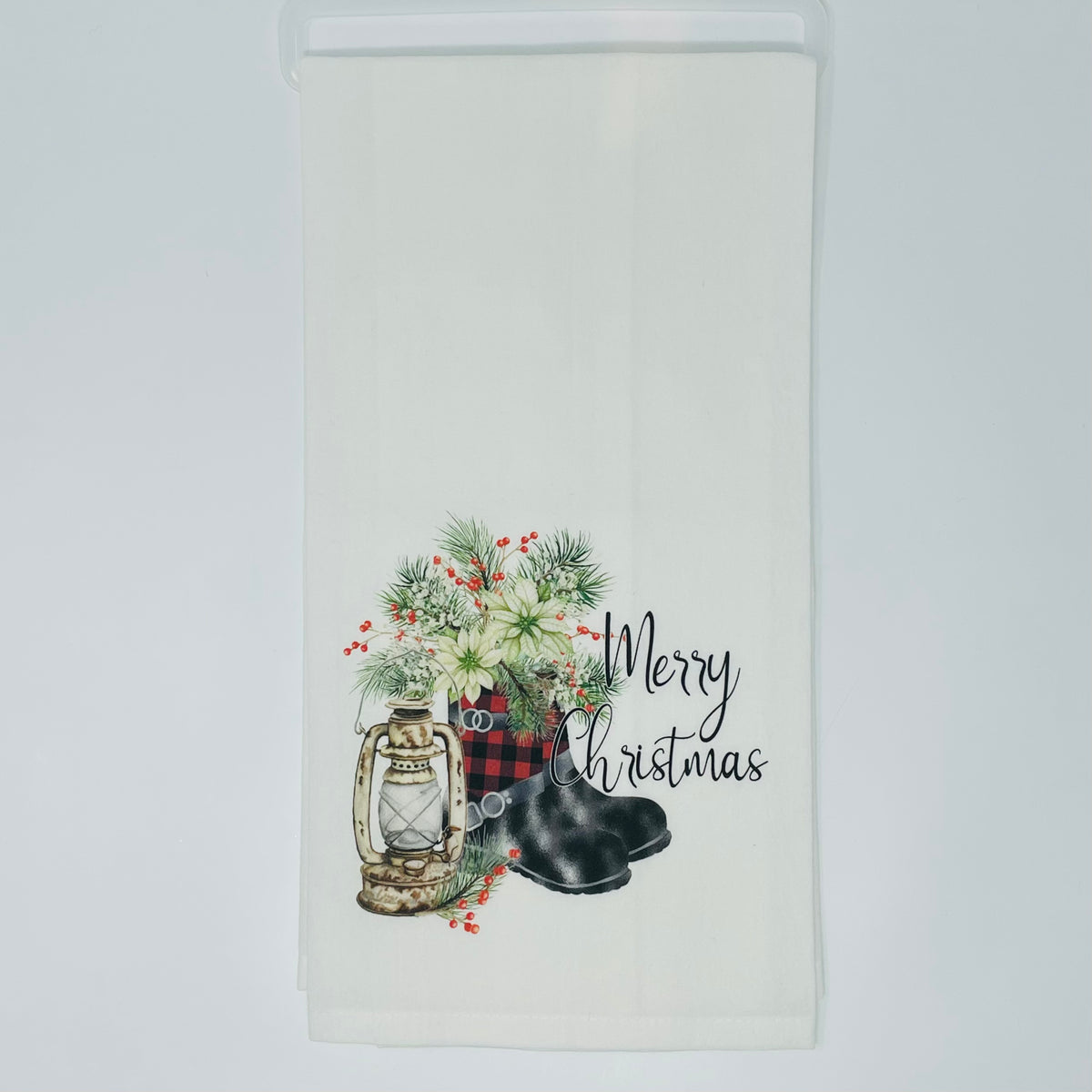 Christmas Flour Sack Tea Towel