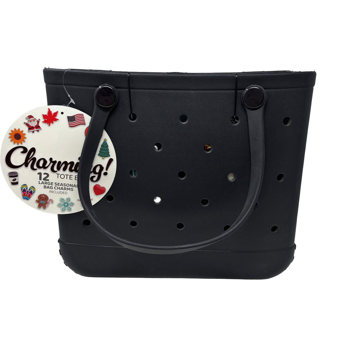 Tote Bag w/ 12 Asst Removable Charms