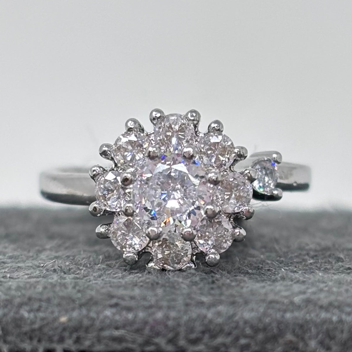 CZ Spinner Ring
