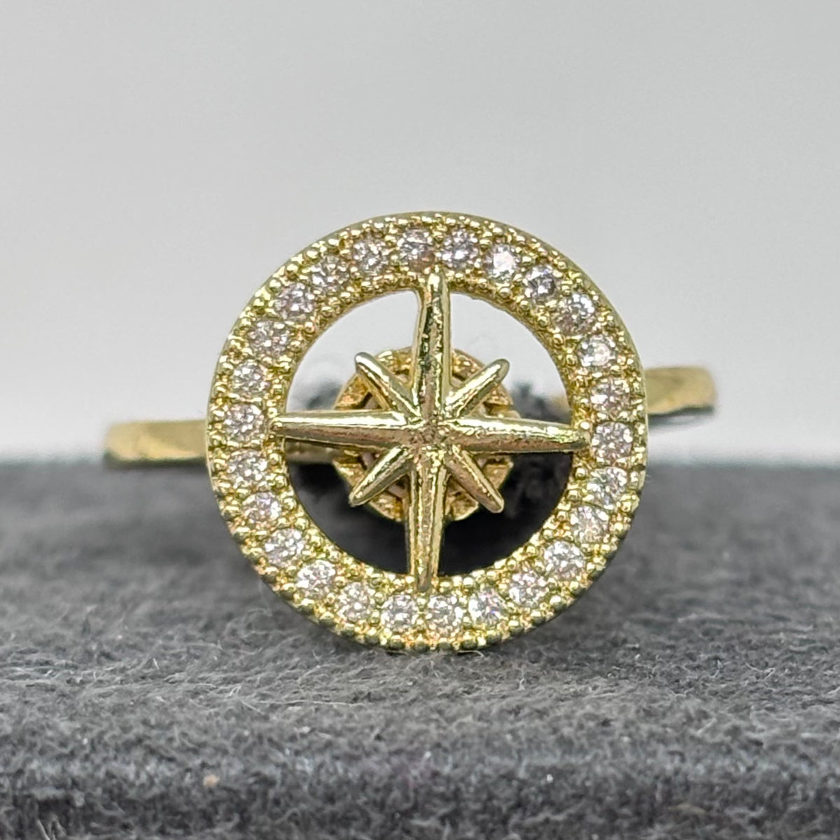 CZ Spinner Ring
