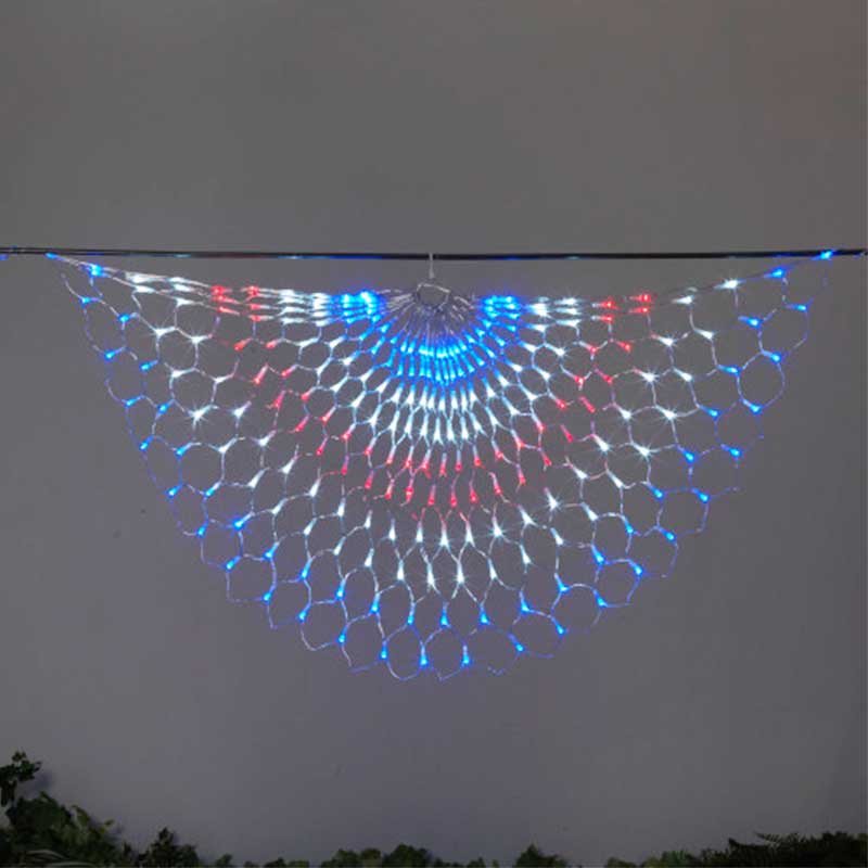56&quot;L Electric Lighted Americana Bunting