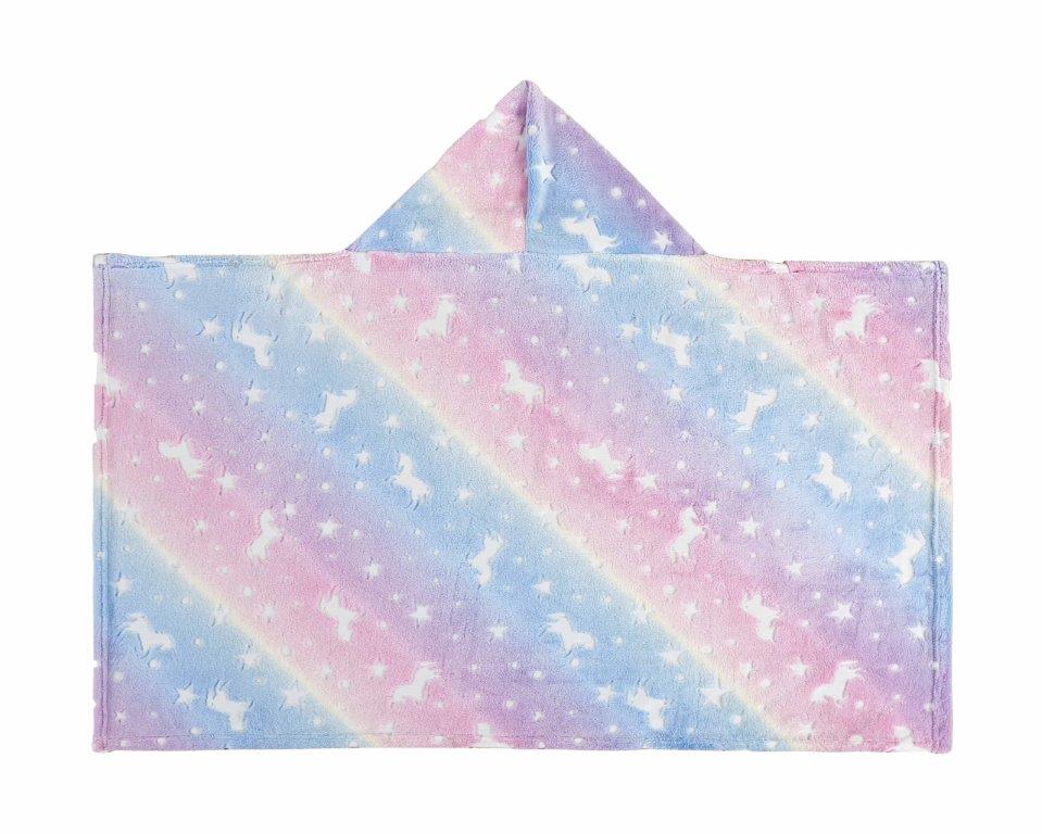Glow In The Dark Wearable Hooded Throw - FINAL SALE