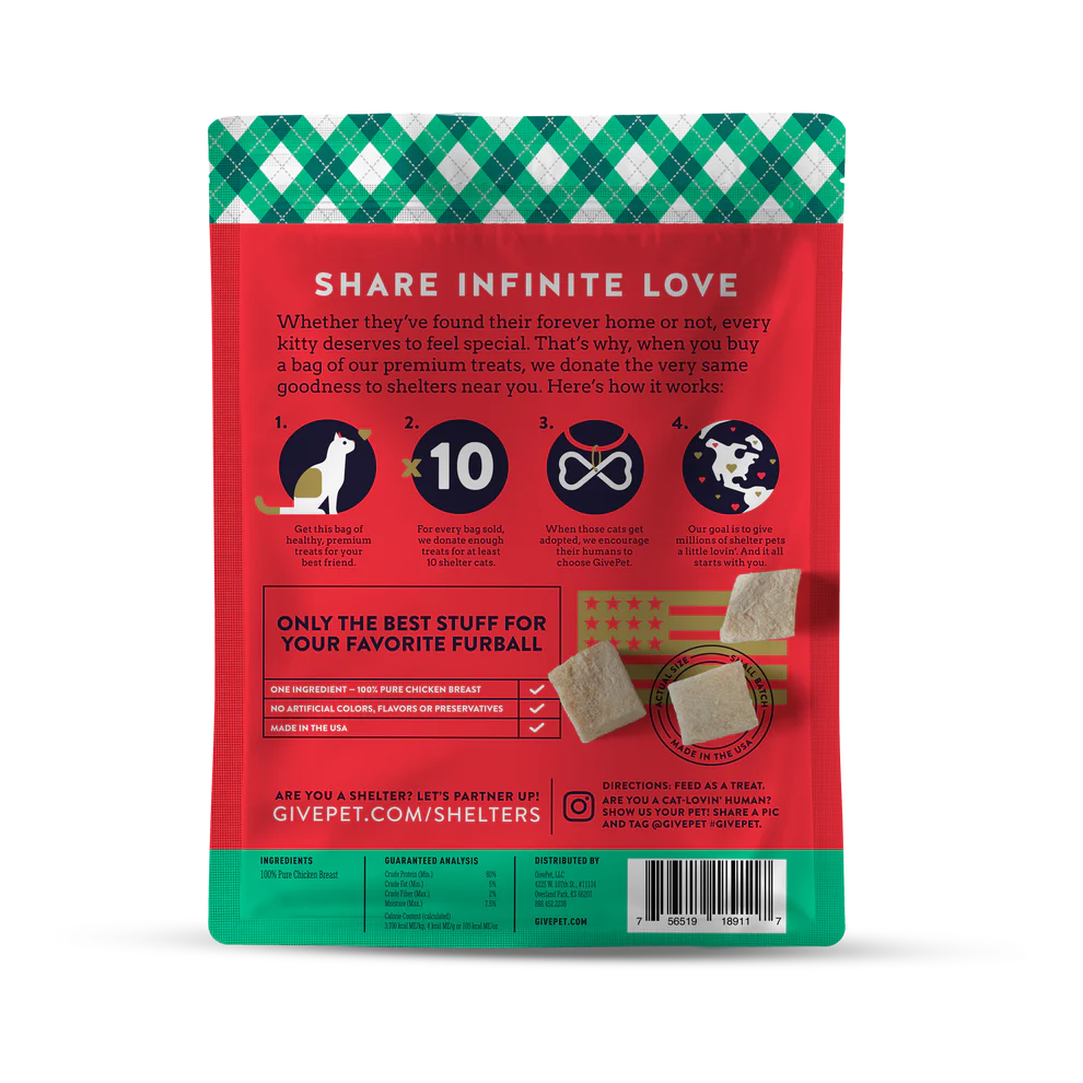 Santa Claws Freeze-Dried Cat Treats