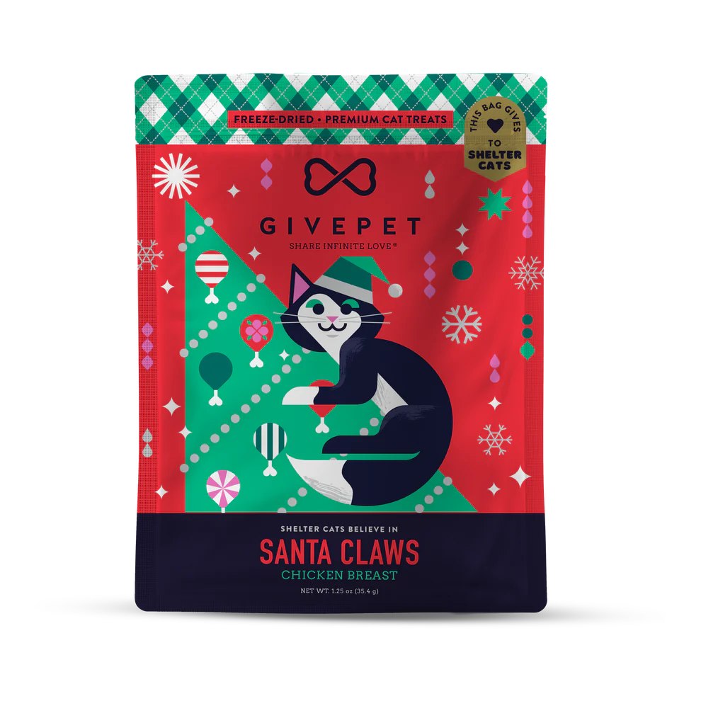 Santa Claws Freeze-Dried Cat Treats