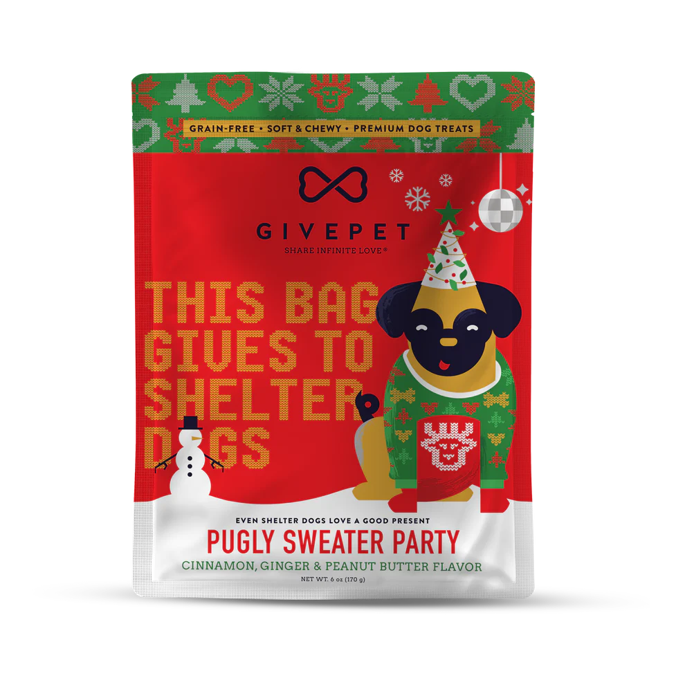 Pugly Sweater Party Soft-Baked Dog Treats