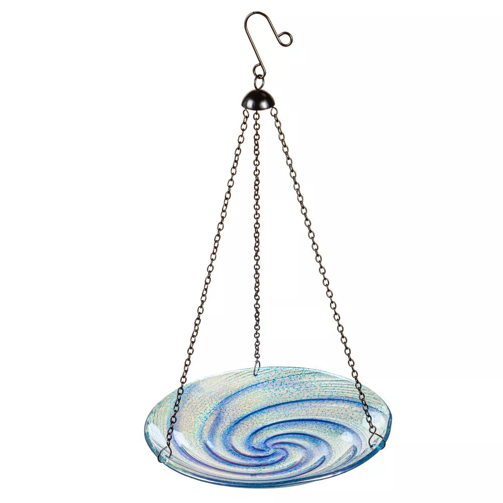 Hanging Glass Birdbath