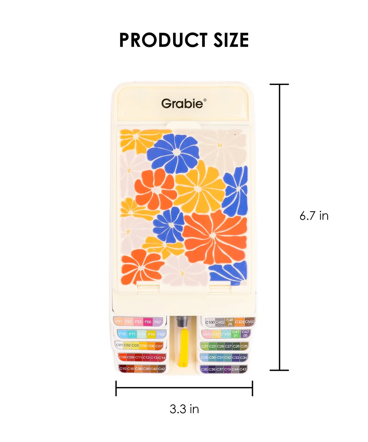 Foldable Watercolor Set of 56 w/ Water Brush Pen