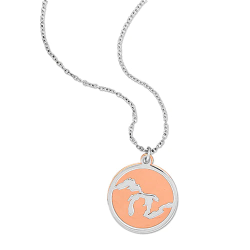 Great Lakes Necklace w/ Copper Accent