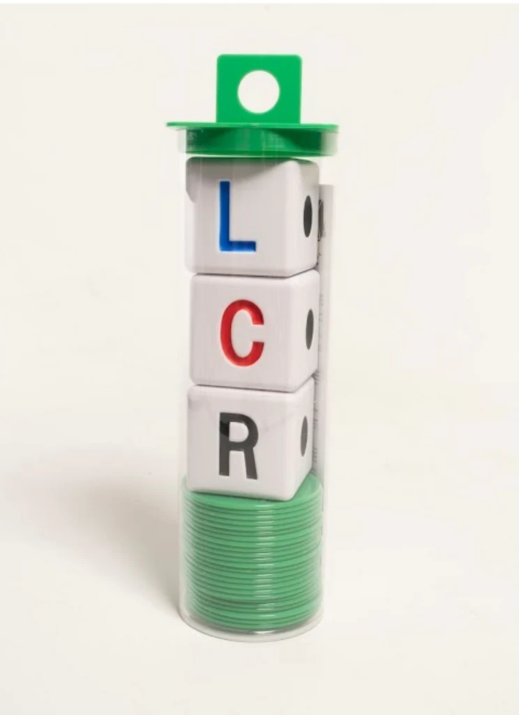 Big LCR Foam Dice Game