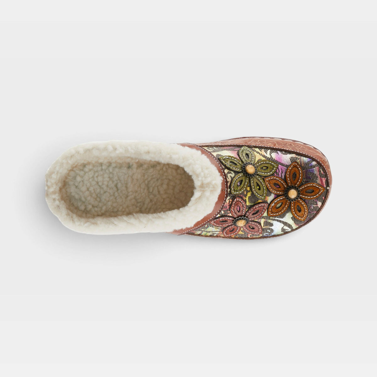 Honestela Clogs - Camel Multi