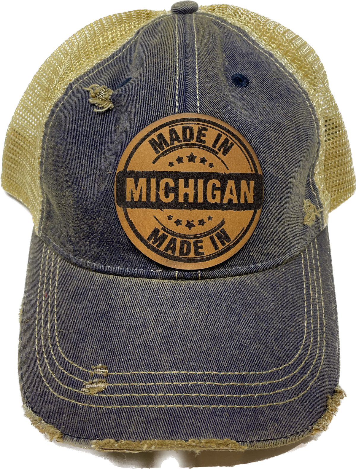 Gateway Michigan Patch Distressed Hat