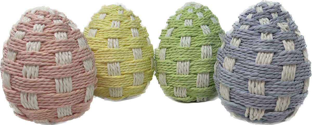 Pastel Paper Woven Easter Egg