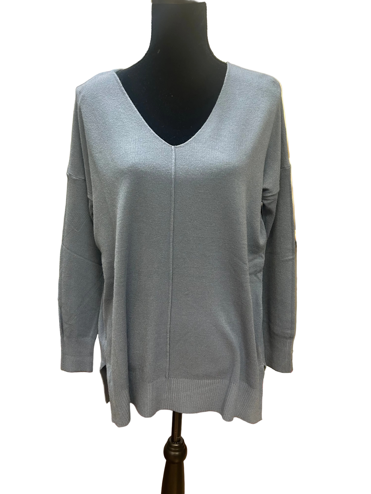 Solid Color Soft V-Neck Sweater - FINAL SALE