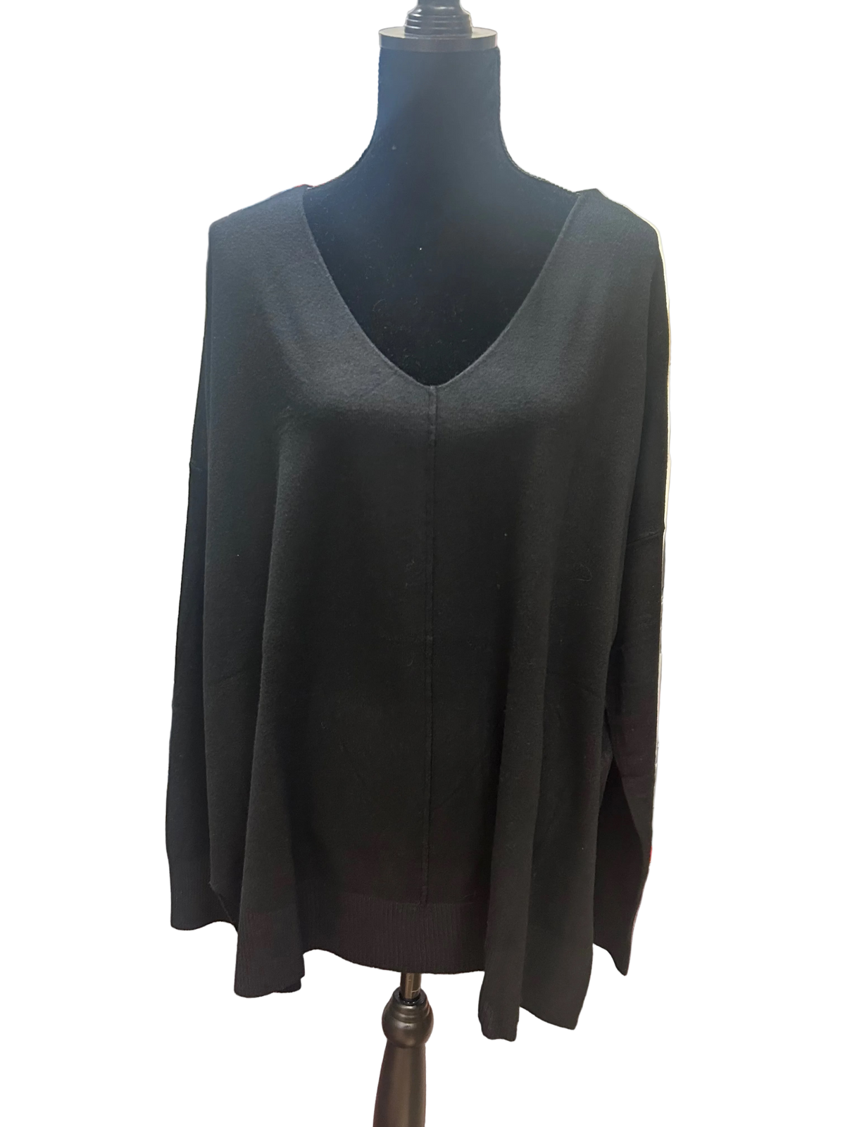 Solid Color Soft V-Neck Sweater - FINAL SALE