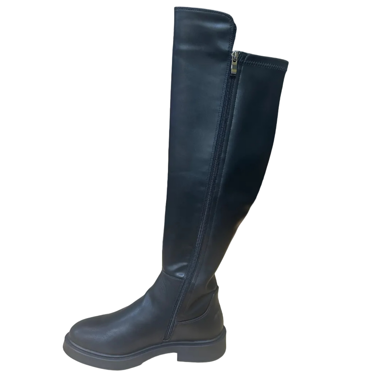 Ayla Black Knee High Boots w/ Zipper FINAL SALE