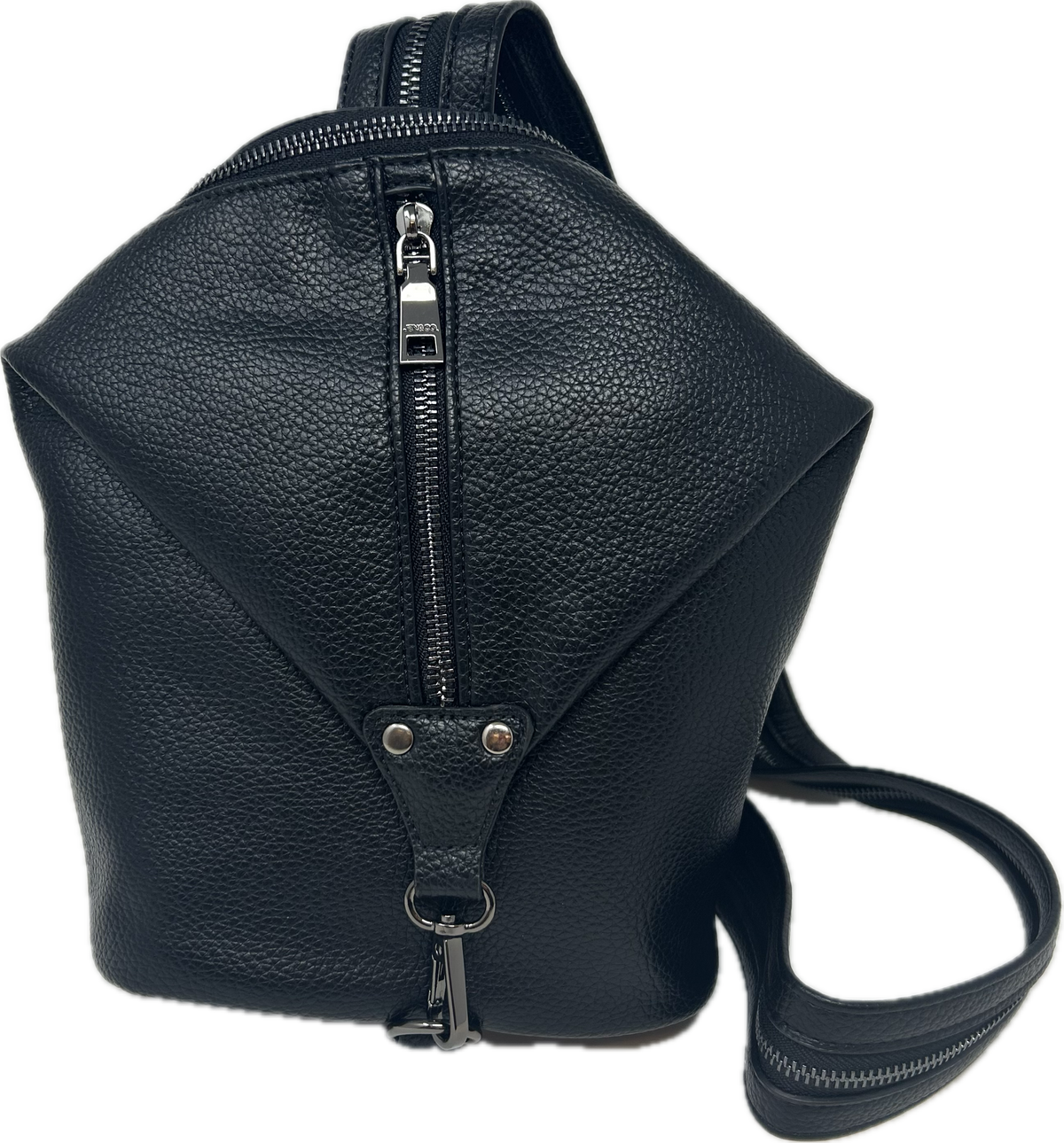 Zipper Sling/Backpack Convertible Bag