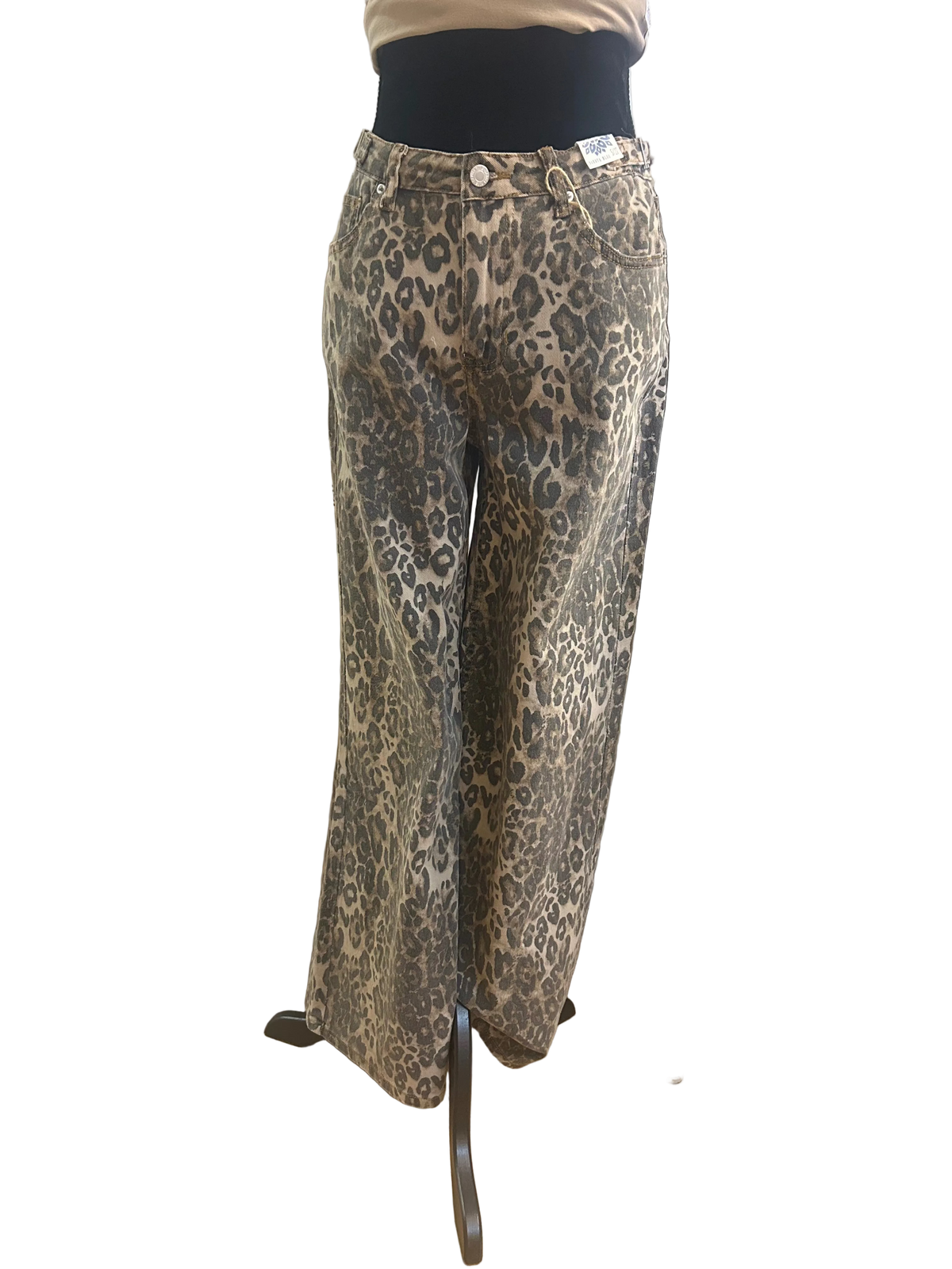 Leopard Extreme Baggy Adjustable Waist Pants