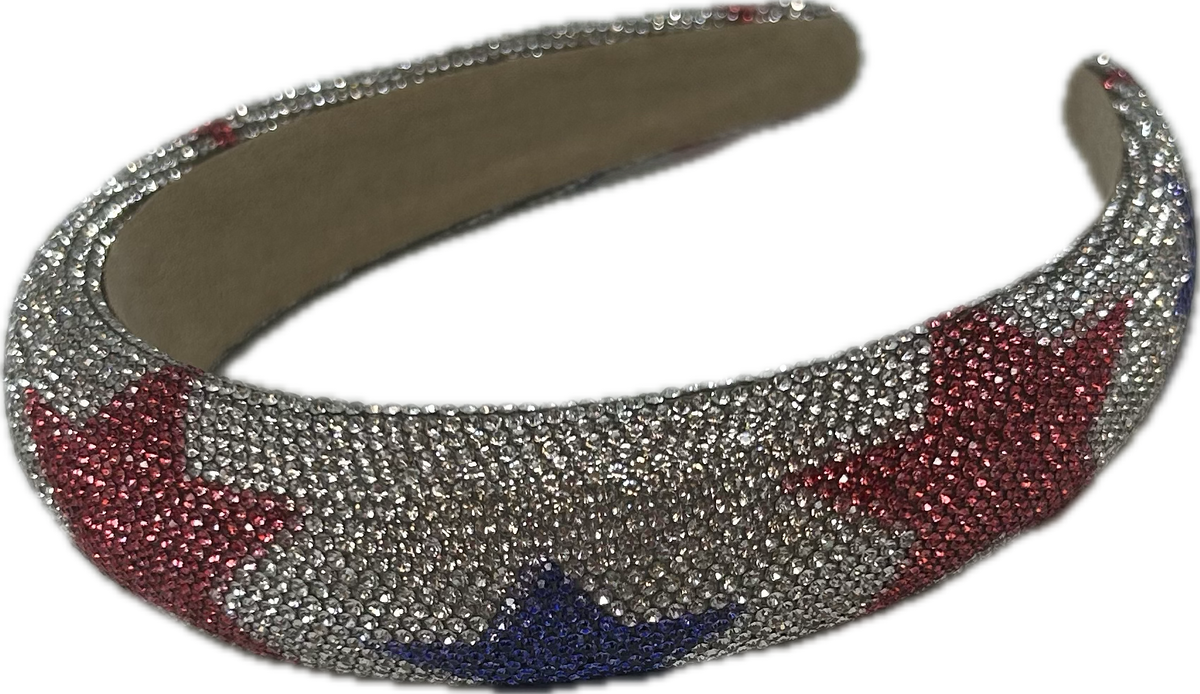 Patriotic Rhinestone Headband