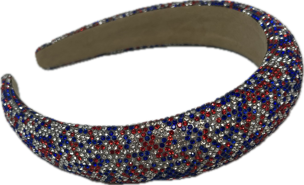 Patriotic Rhinestone Headband