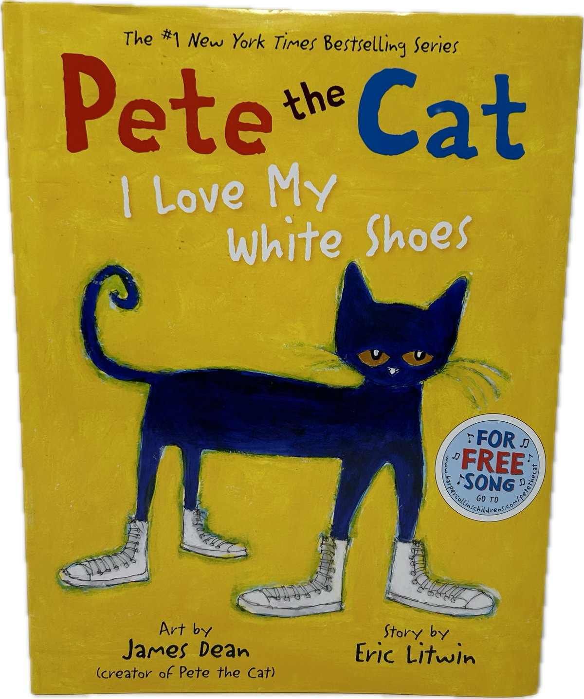 Pete The Cat Book I Love my White Sneakers