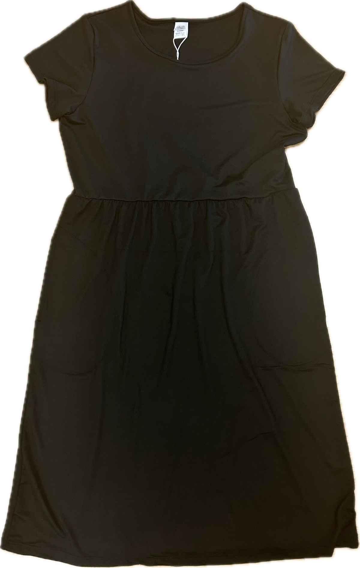 Short Sleeve A-Line Dress w/Pockets-Mirabeau