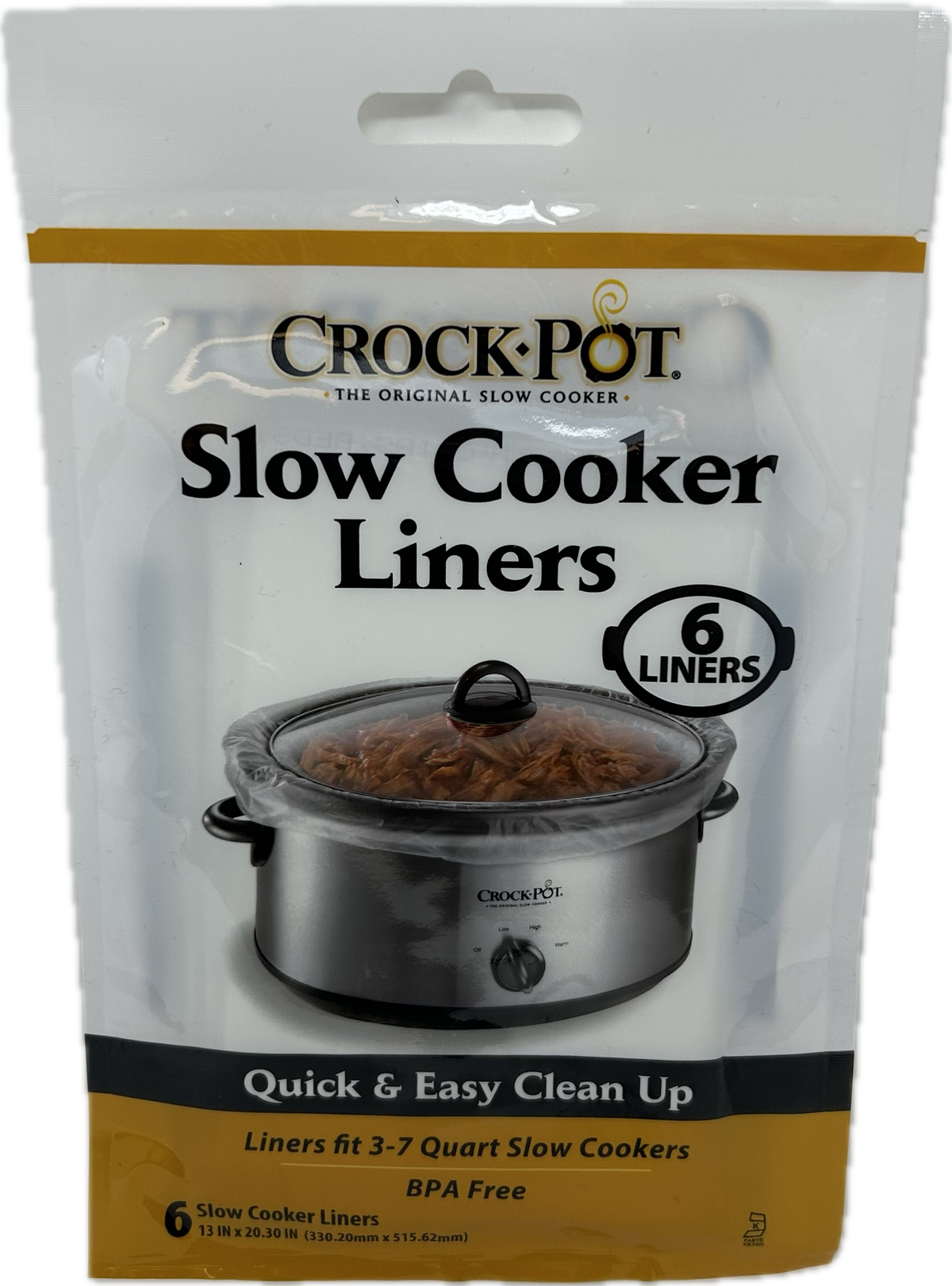 Crockpot Slow Cooker Liners 6Liners