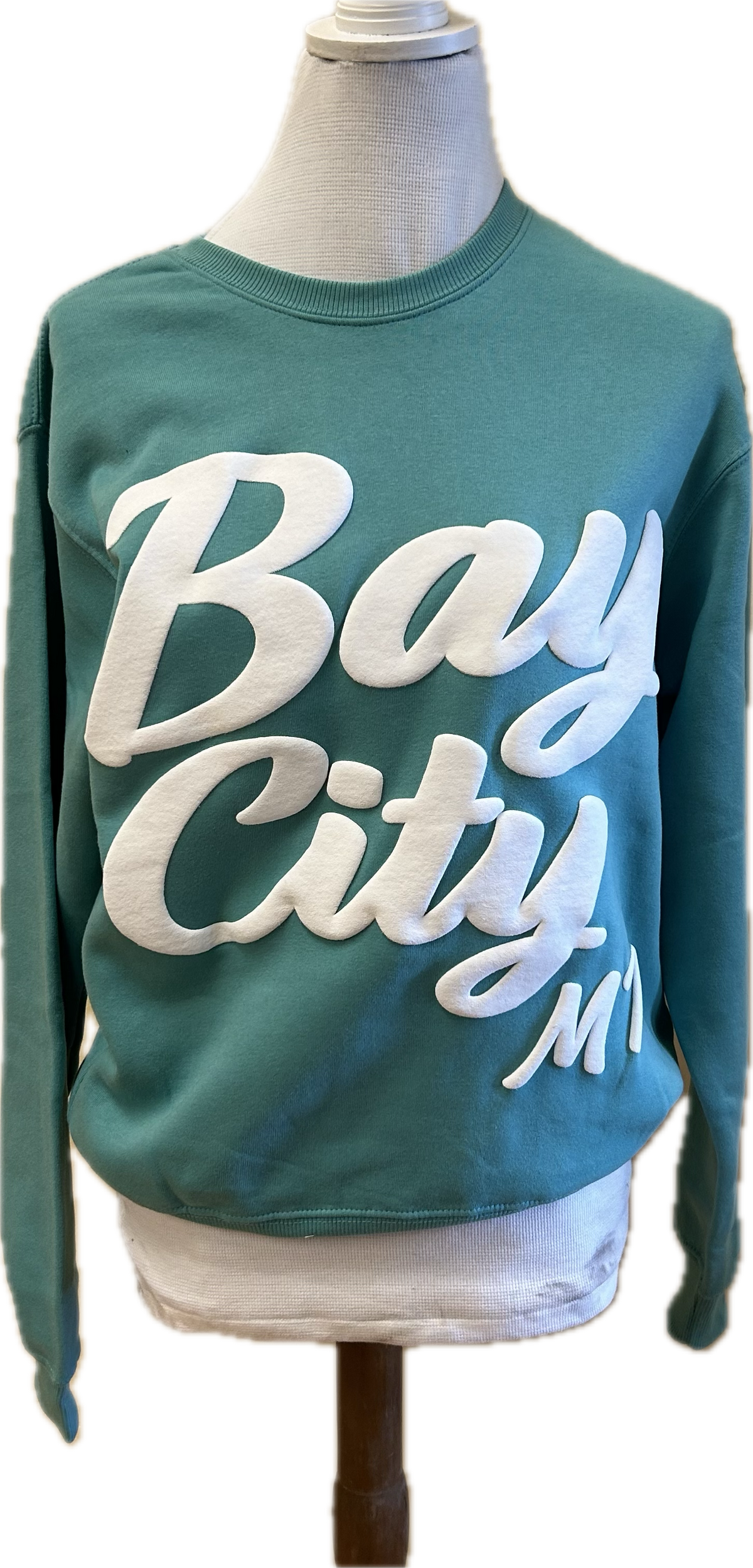 Aqua Soft Bay City Crew Neck Sweatshirt