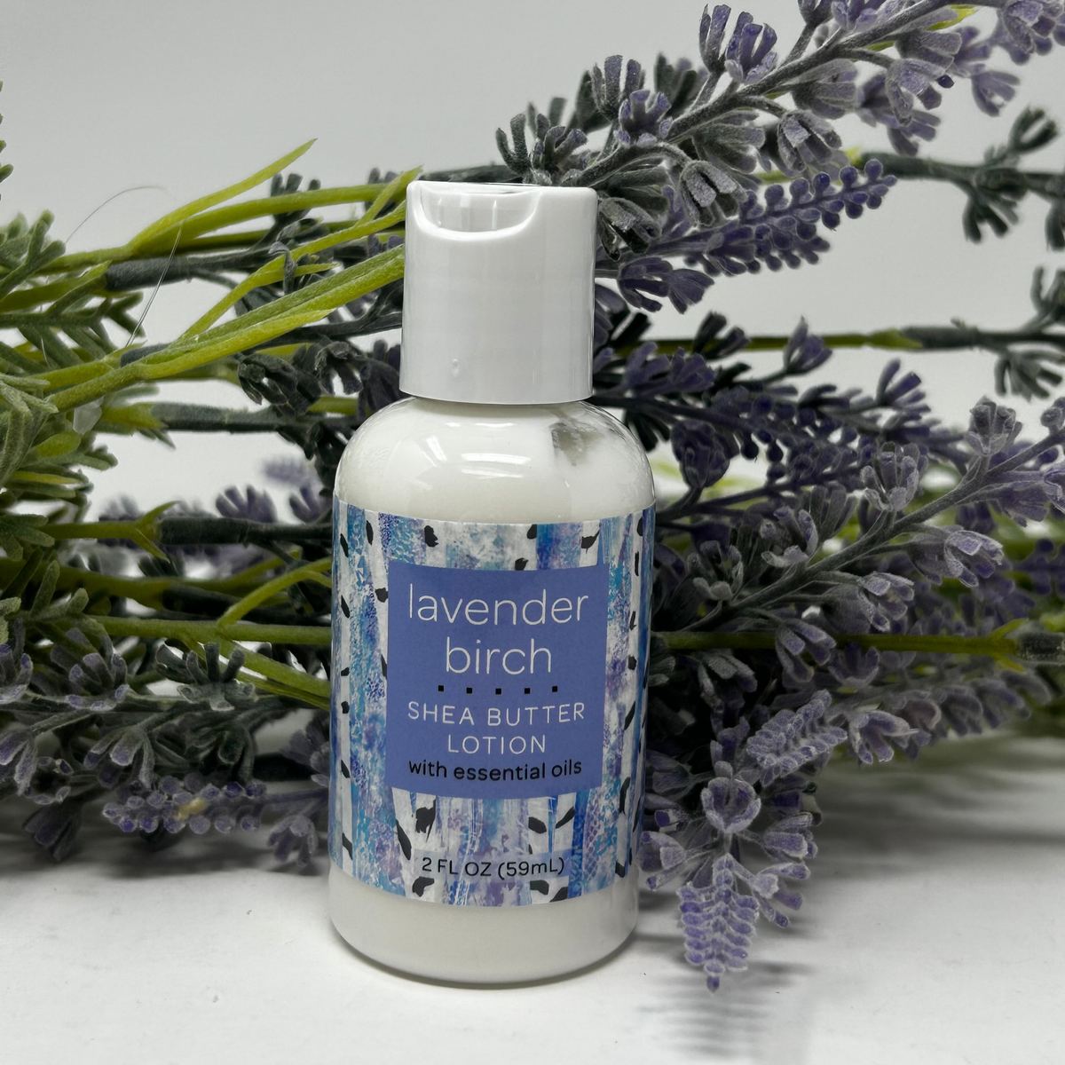 Lavender Birch Shea Butter 2oz Lotion