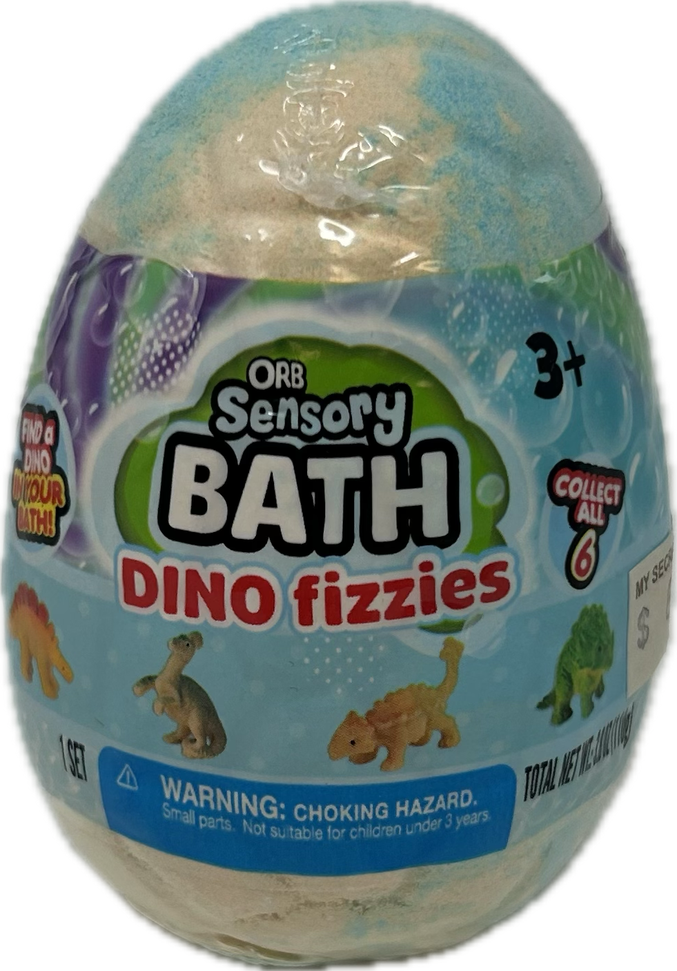 Sensory Dino Fizzie Bath Bombs