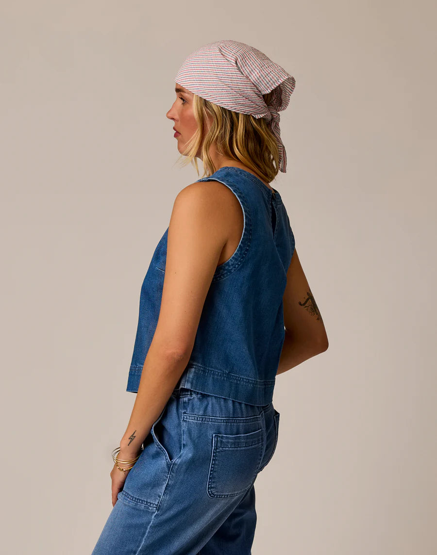 Susie Denim Tank