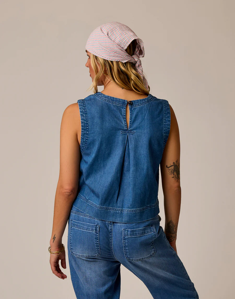 Susie Denim Tank