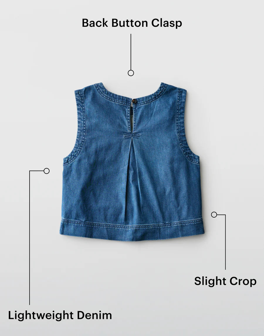 Susie Denim Tank