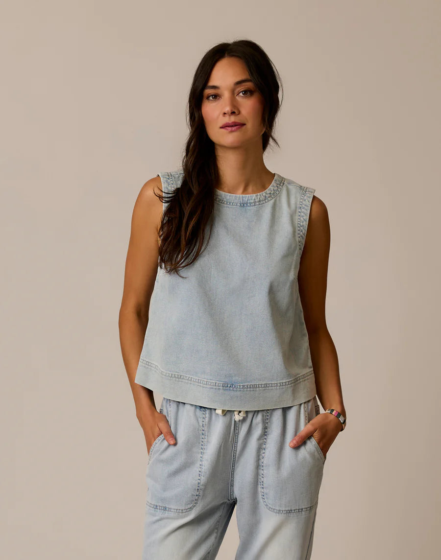 Susie Denim Tank