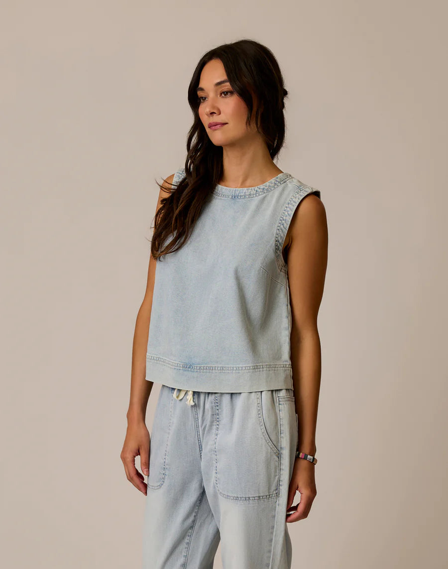 Susie Denim Tank