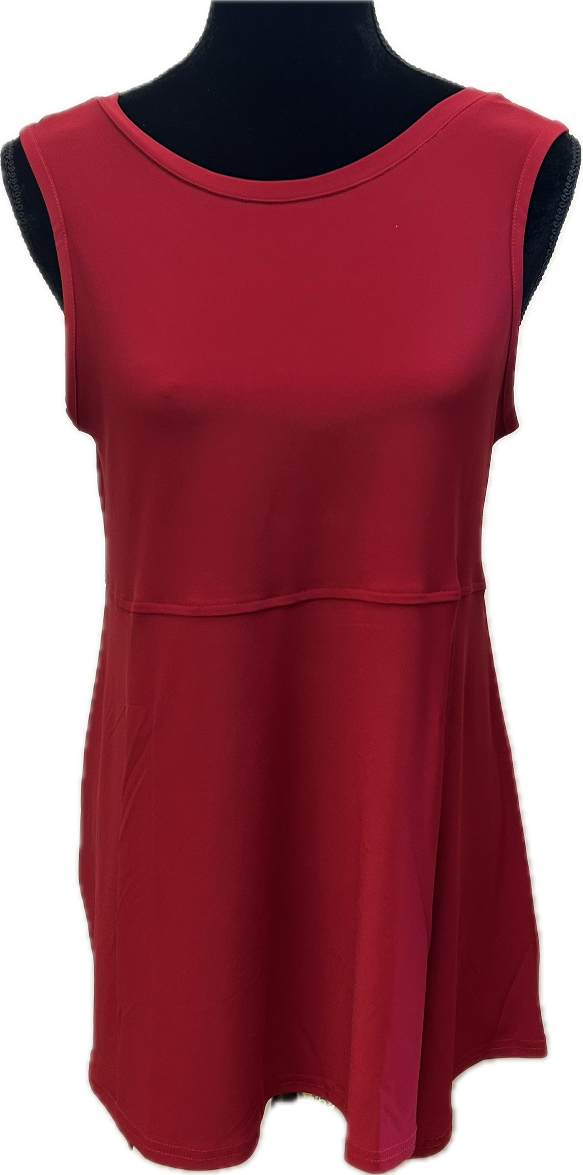 Red Camisole Tunic Top