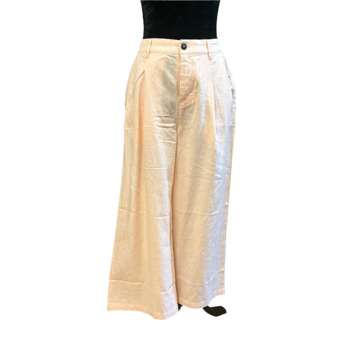 Suki Linen Pant Peach Chambray