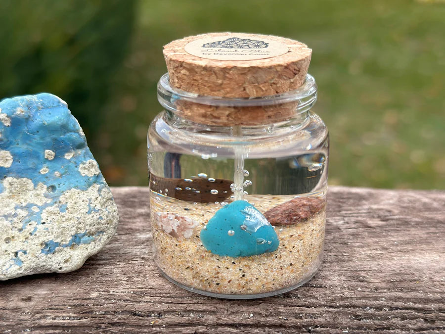 Lake Michigan Leland Blue Gel Candle