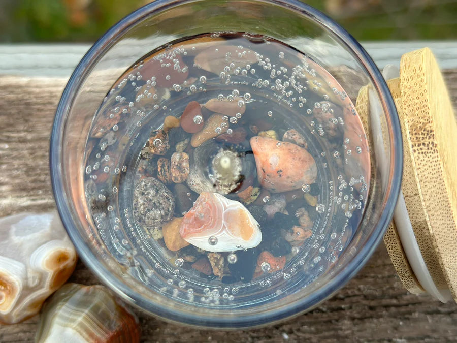 Lake Superior Agate Gel Candle