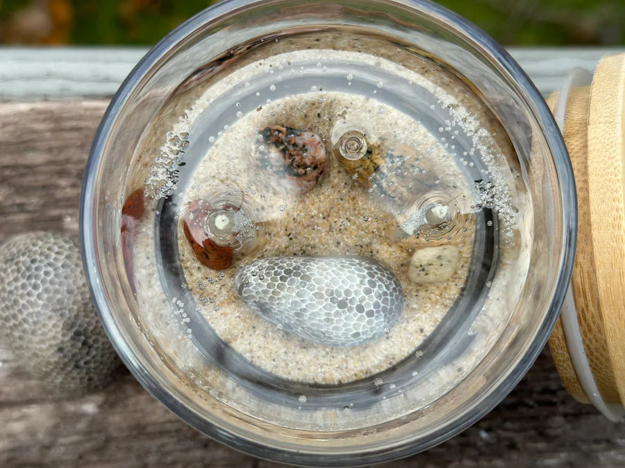 Lake Michigan Charlevoix Stone Gel Candle