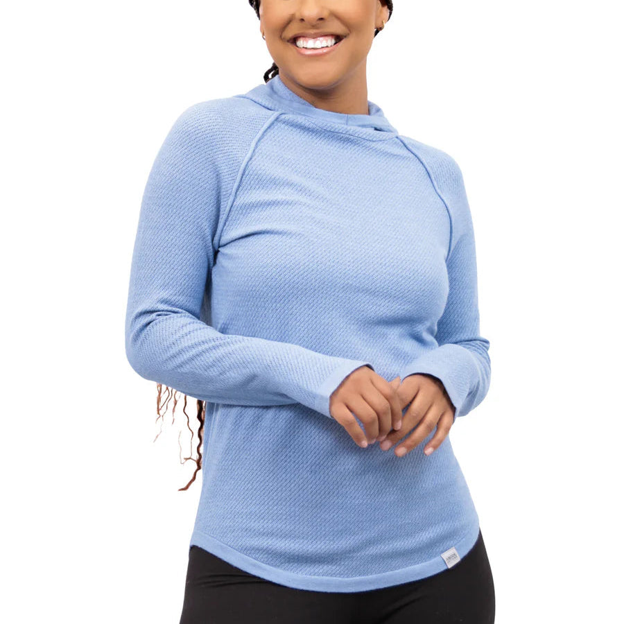 Abode Outside Air Hoodie - River Blue