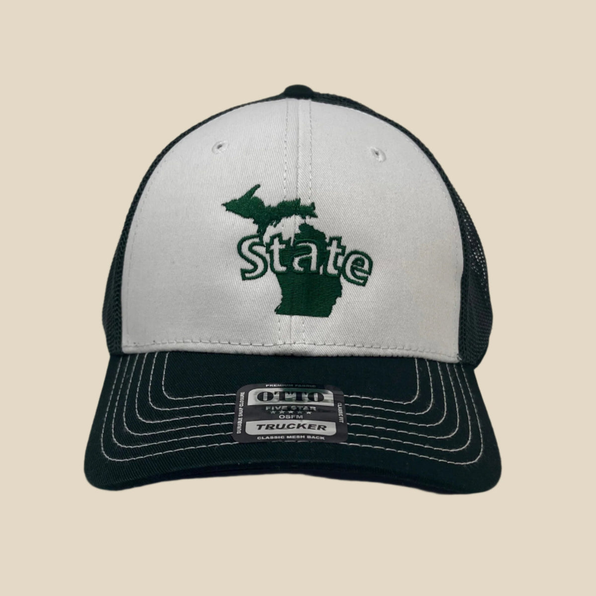 STATE of Michigan Embroidered Ball Cap