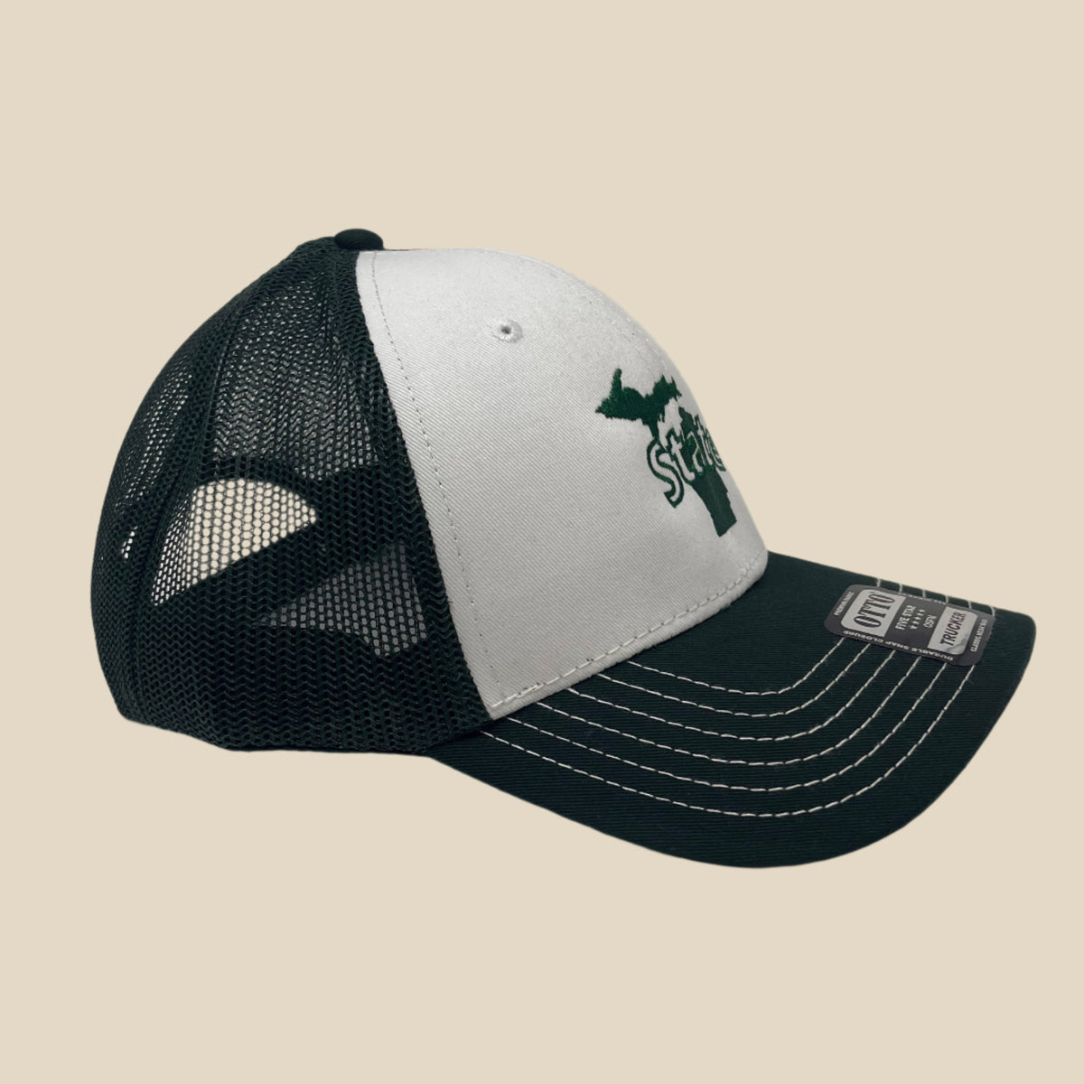 STATE of Michigan Embroidered Ball Cap