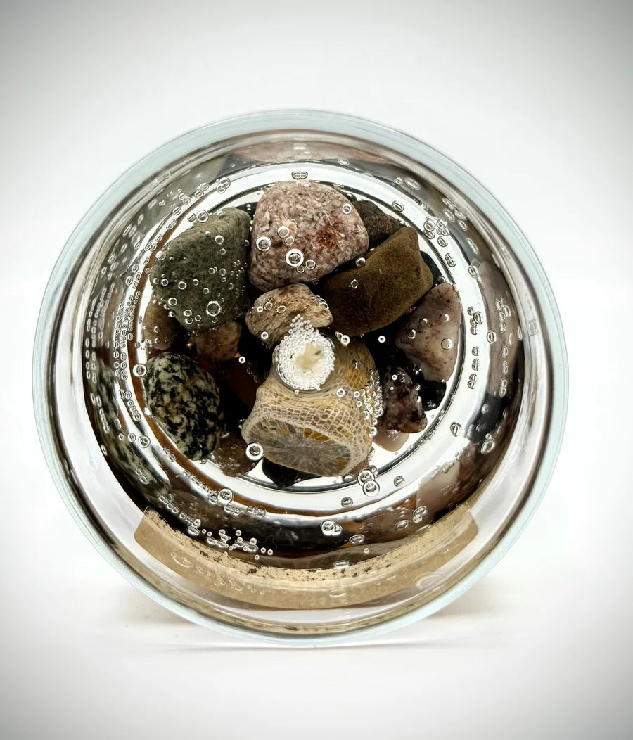 Great Lakes Fossil Gel Candle