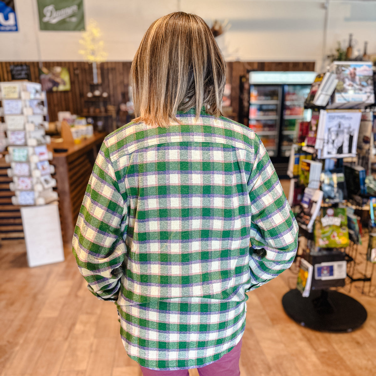 Women Folk Yeah Shirt Jacket - Barley